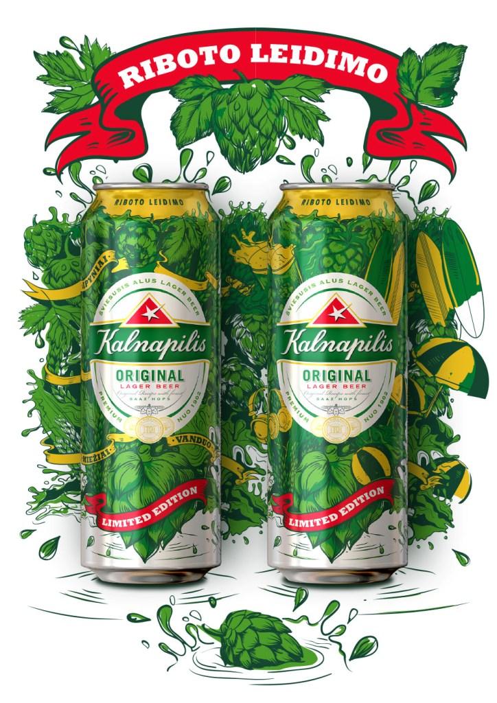 Prekės ženklas: RIBOTO LEIDIMO Kalnapilis ORIGINAL LAGER BEER LIMITED EDITION